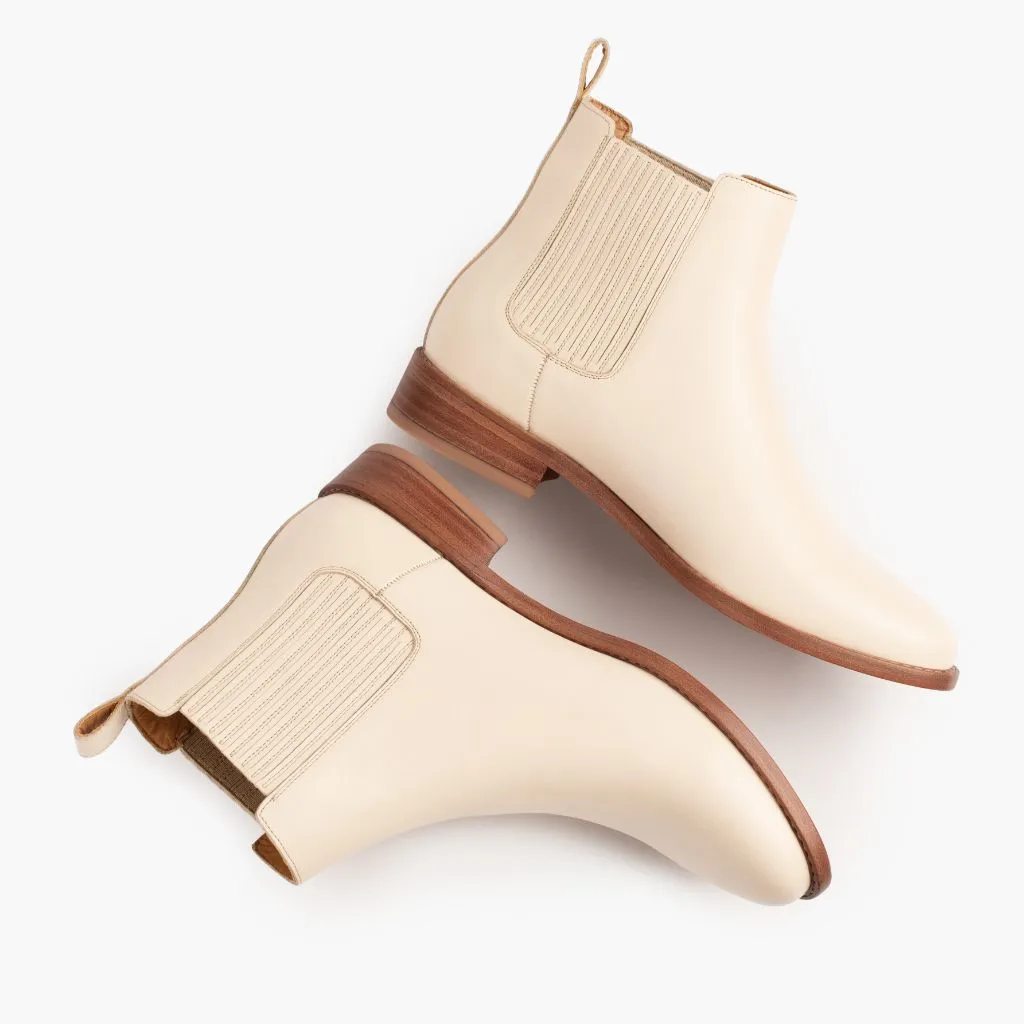 Dreamer | Beige Best Wide Chelsea Boots