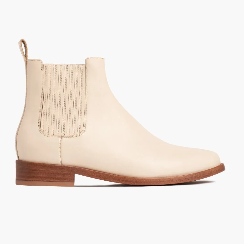 Dreamer | Beige Chelsea Boots Memory Foam