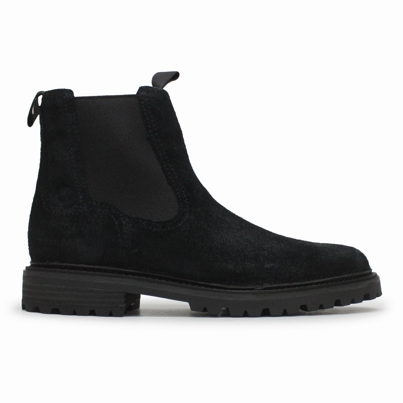 Clarks Clarkridge Top Suede Men's Chelsea Black Boots Matte Leather Chelsea Boots