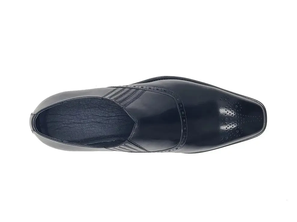 Leather Sole Loafers Slip-on Loafer with medallion