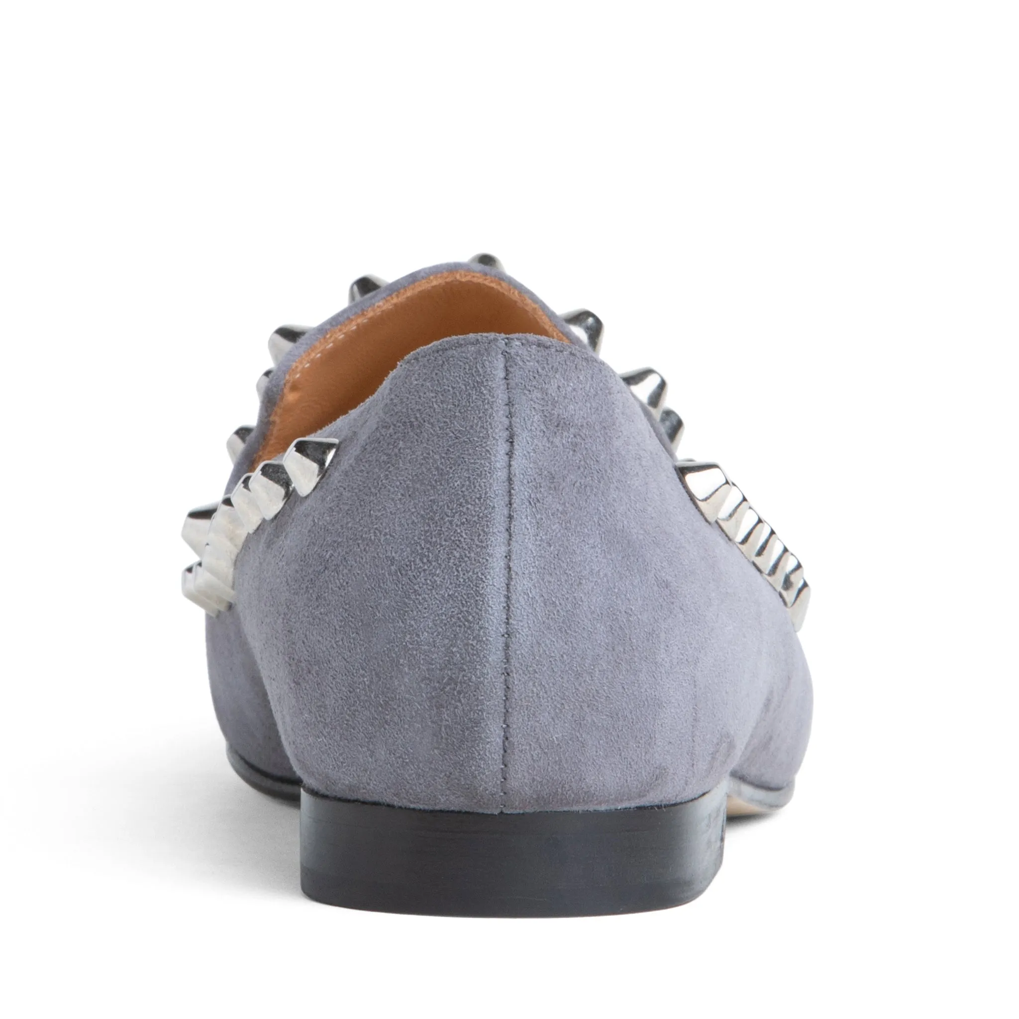 Alden Tassel Loafers Celeste Loafer Grey Suede Handmade In Italy Slip On