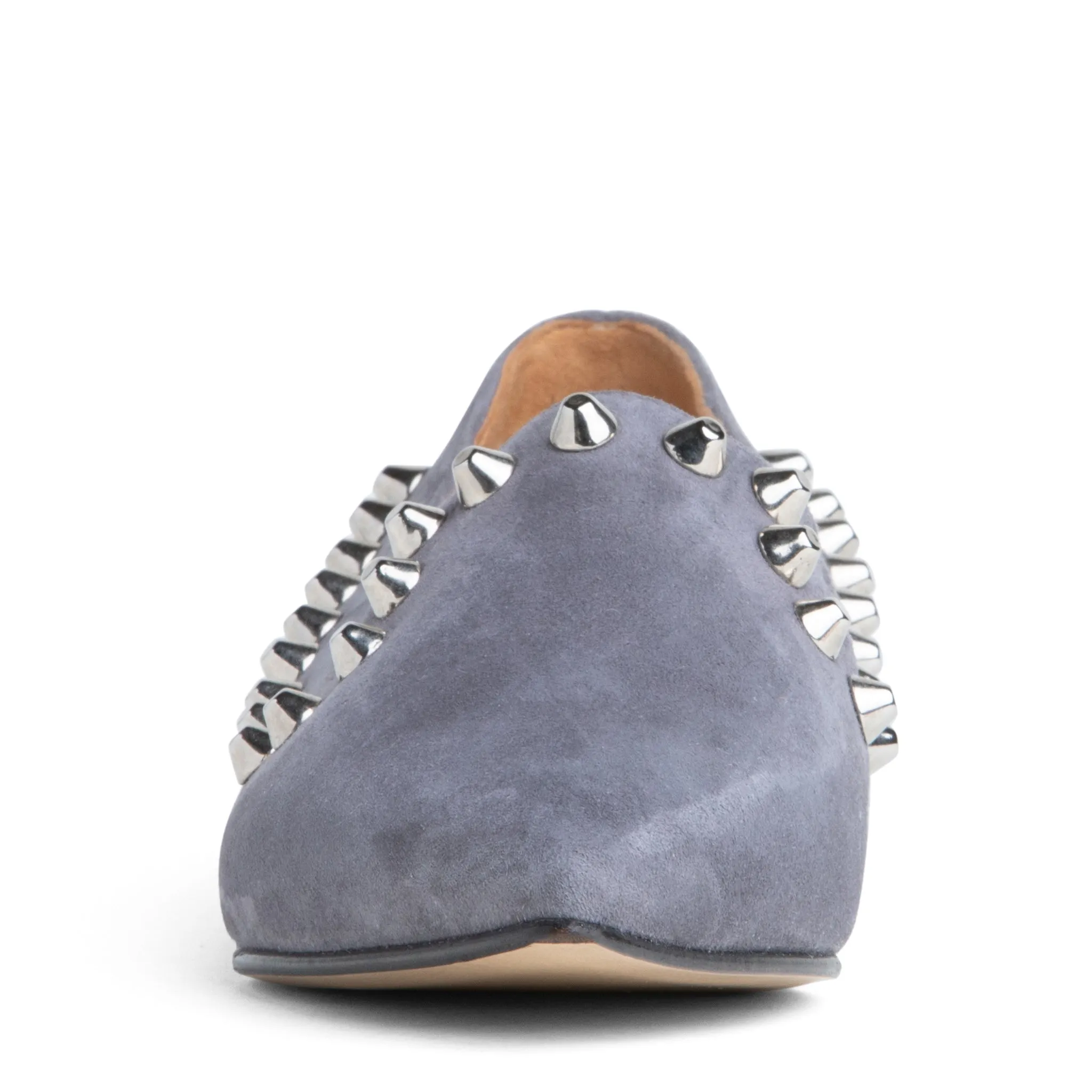 Grey Loafers Celeste Loafer Grey Suede Handmade In Italy Slip On