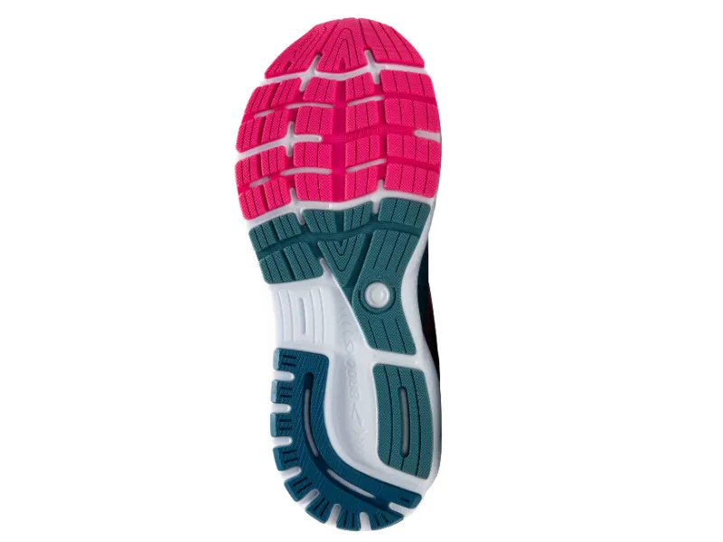 Brooks Ghost 16 GTX Ladies Running Shoe (Moroccan Blue/Pink/Yellow) Lightweight Cushioned Running Shoes