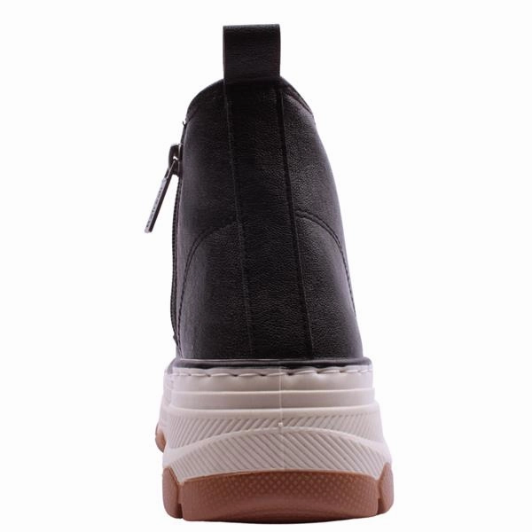 Refresh Womens 172318 Boot Black Steel Toe Safety Boots