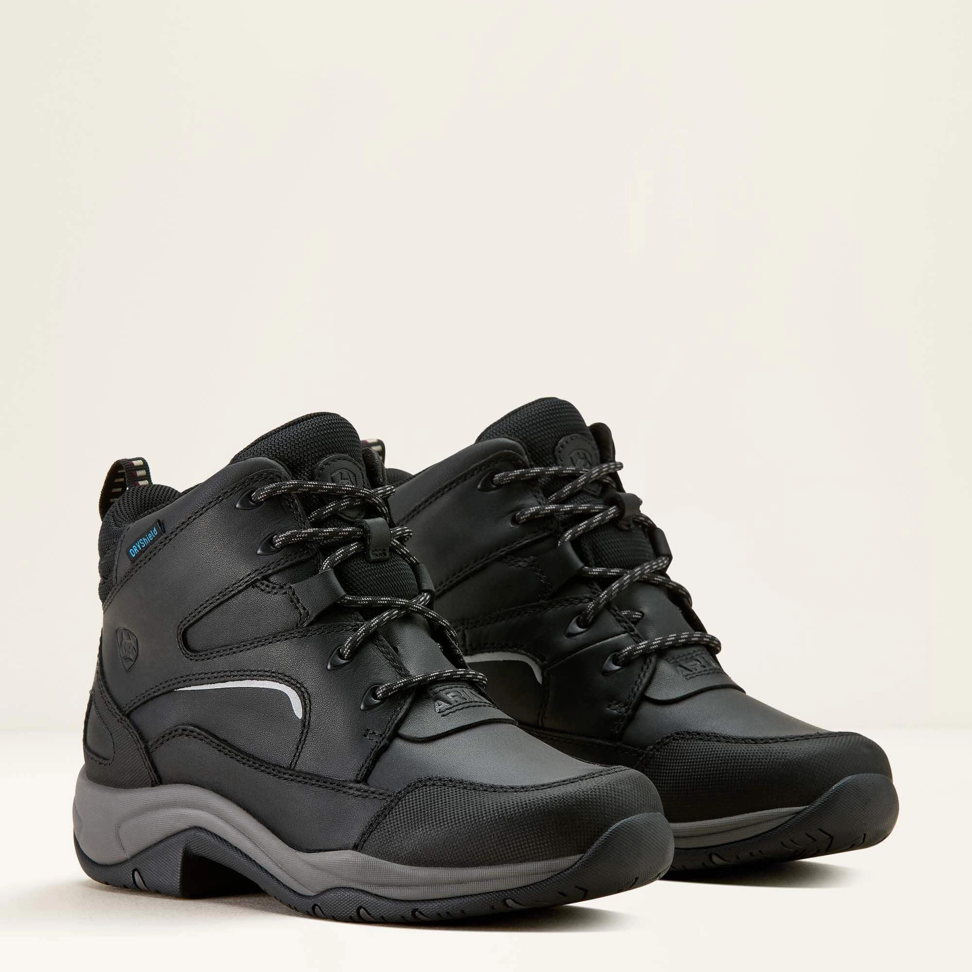 ARIAT Telluride II Boots - Womens Waterproof H20 - Black Best Waterproof Shoes For Bass Fishing