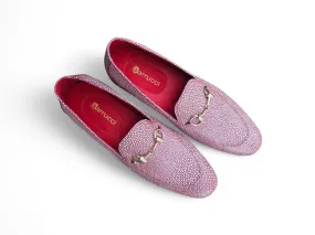 Ny Loafers Stingray Embossed Horsebit Loafer