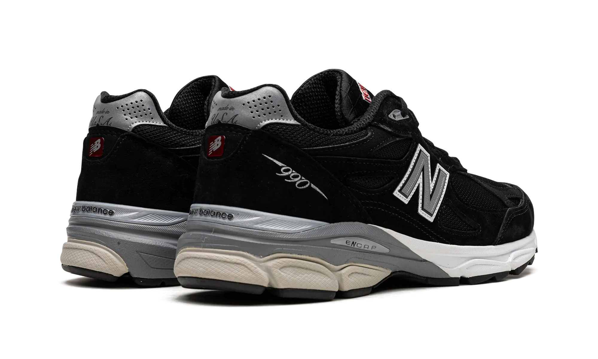 990v3 "Black / White" Soft New Balance Shoes