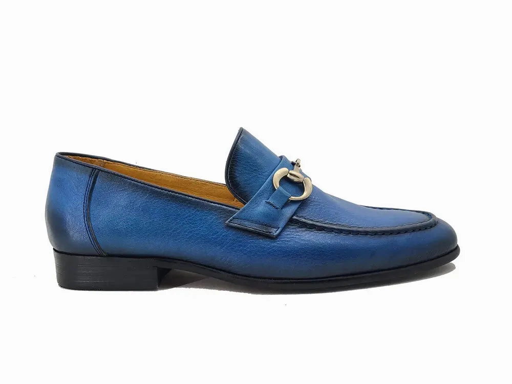 Flattered Loafers Soft Calf Leather with gold horse bit
