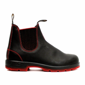 Animal Print Chelsea Boots Blundstone 2342 Leather Unisex Chelsea Black Red Black Boots