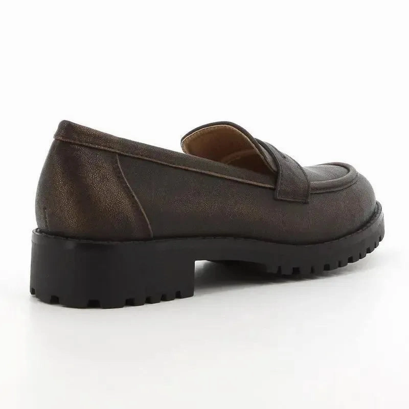 Soft Style By Hush Puppies - Soft Samreen Metallic Moccasin - Bronze