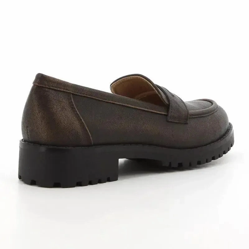 Soft Style By Hush Puppies - Soft Samreen Metallic Moccasin - Bronze