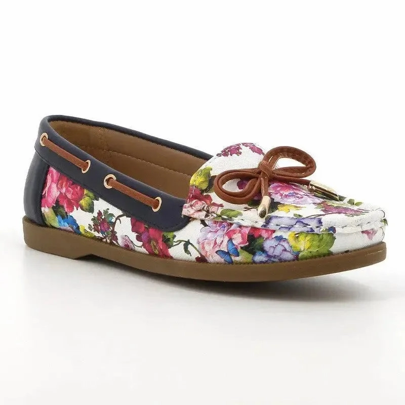 Soft Style by Hush Puppies Jama Floral Loafer - Bright Floral Kaufman Auction Brogue Pa