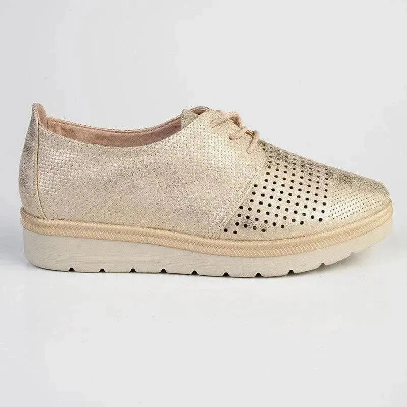 Soft Style By Hush Puppies Juliet Sneaker - Gold Where To Buy Brogues In London