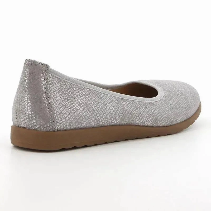 Soft Style by Hush Puppies Soft Halen Shimmer Pump - Silver Hogan Route Brogues
