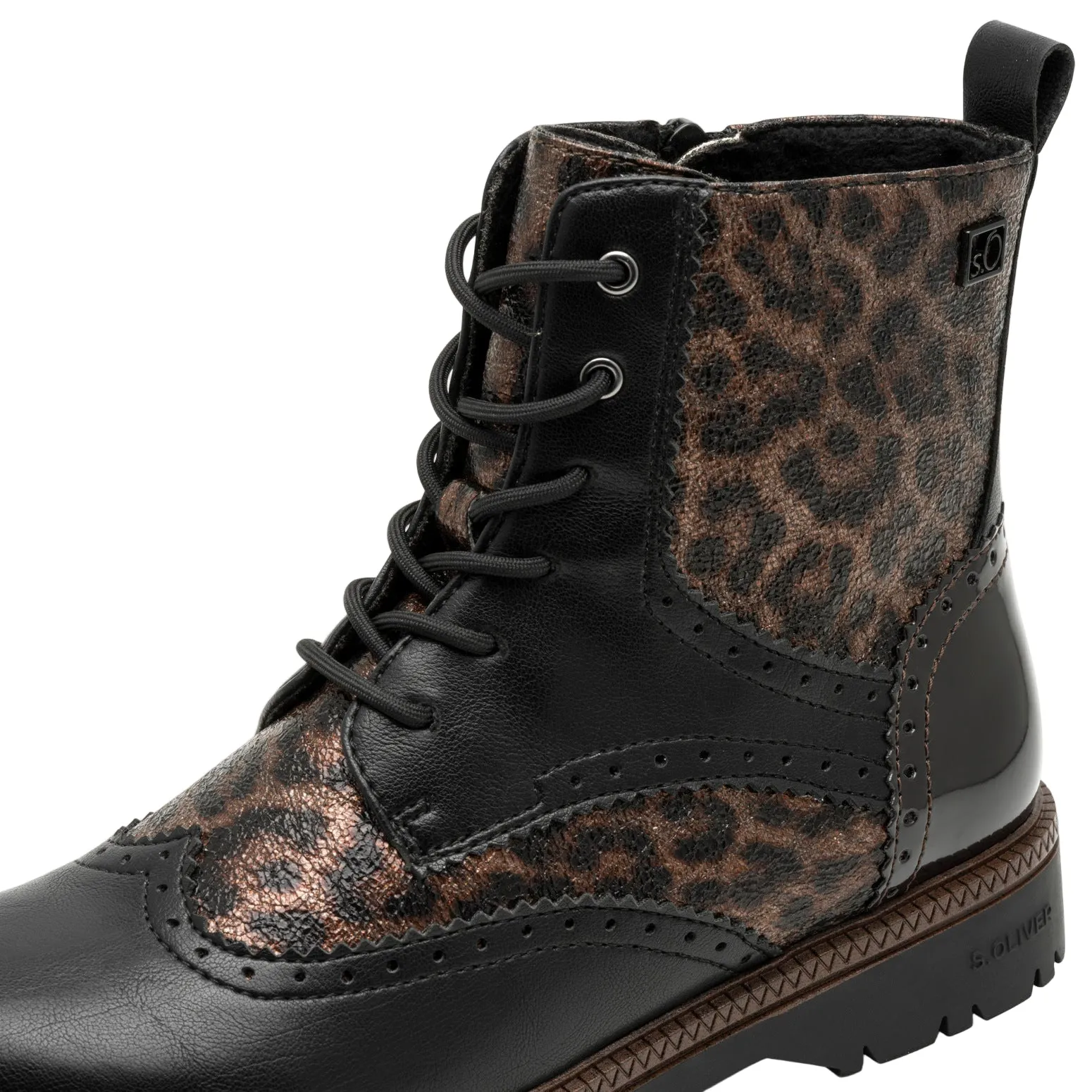 Hermes Boots S.Oliver Womens Boots 25232-43 Leopard Comb