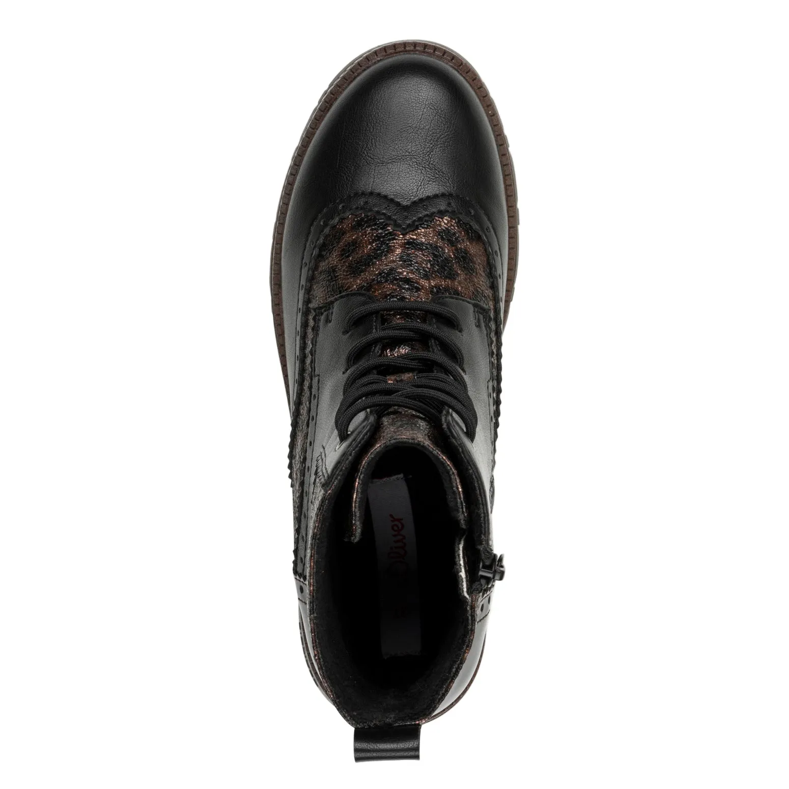 S.Oliver Womens Boots 25232-43 Leopard Comb Best Wide Calf Boots