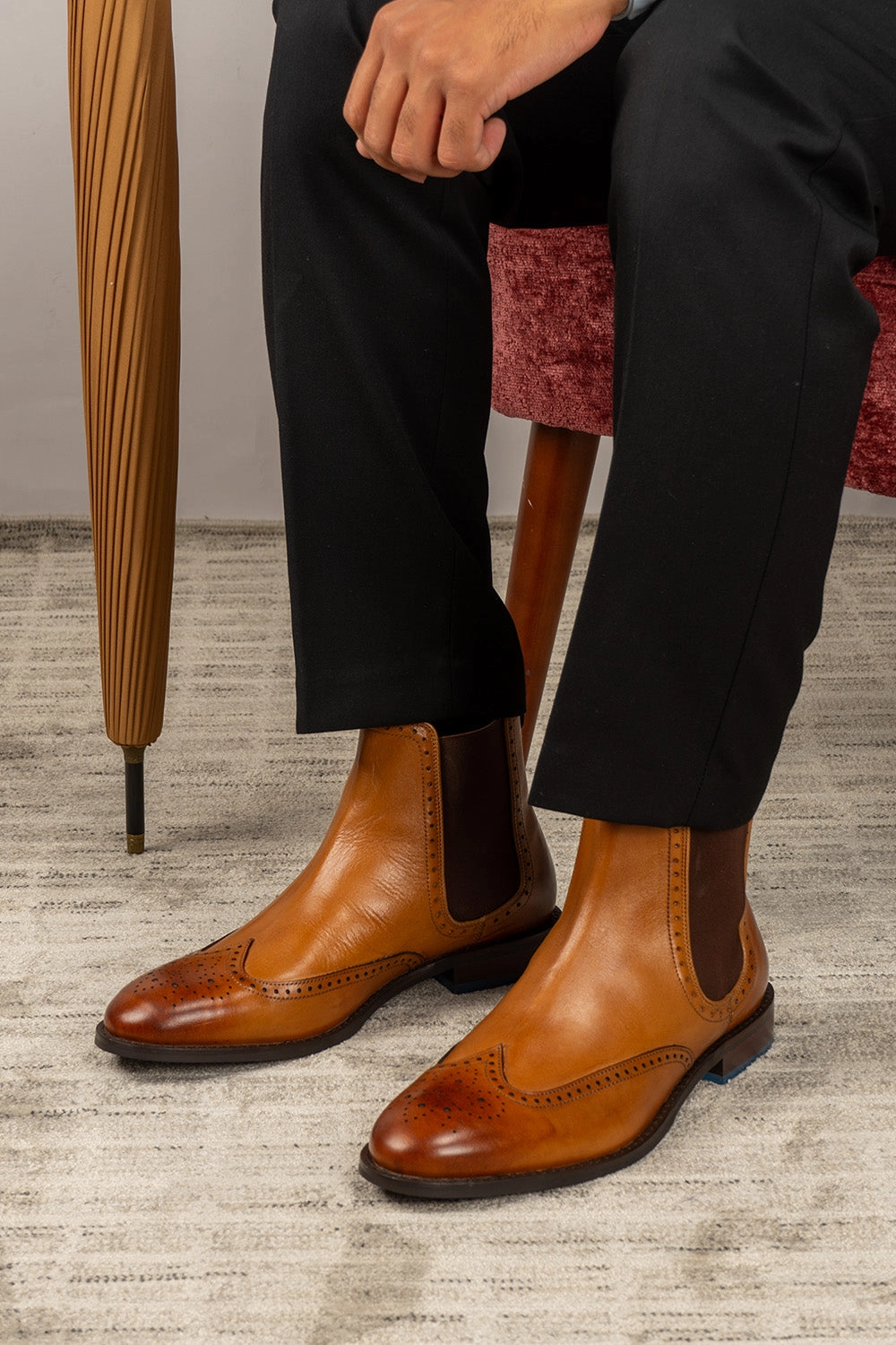 Suede Chelsea Boots Harry Tan