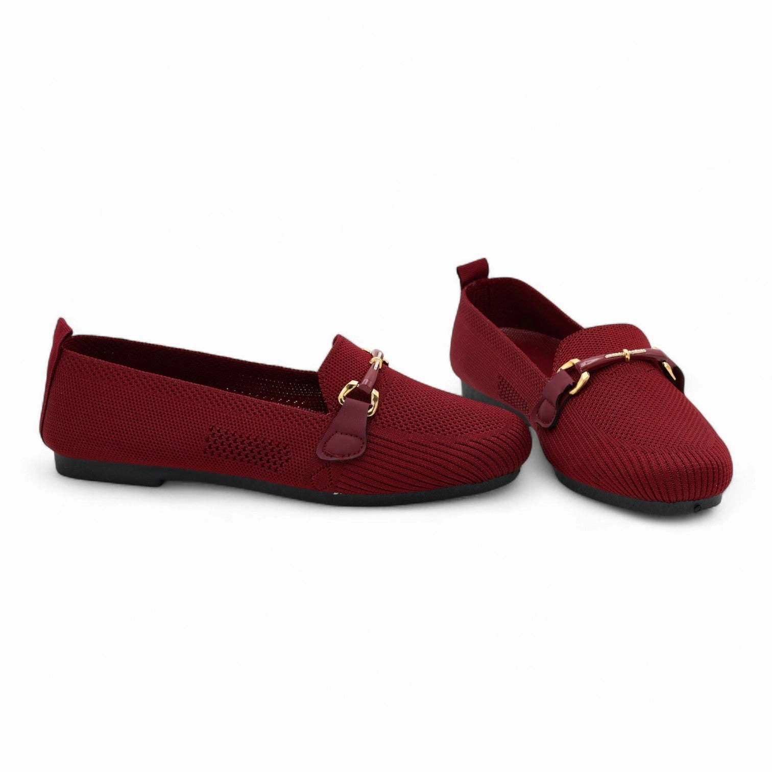 Flat Rubber Sole Shoes M01036 flat pump