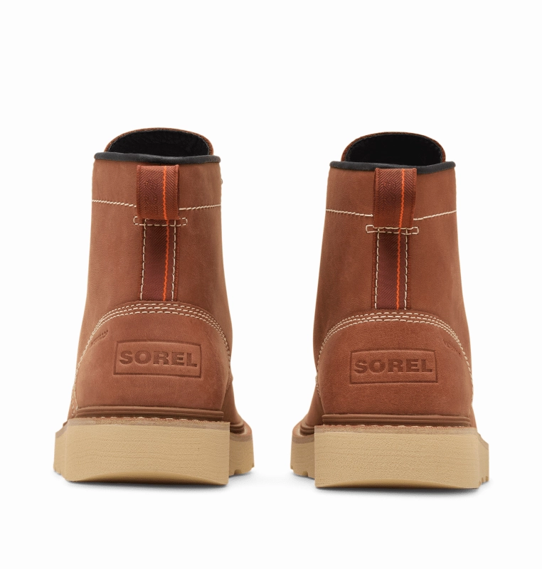 Sorel Men's Slabtown 62 Moc Waterproof - Rustic Brown/Ceramic Ferragamo Dress Shoes