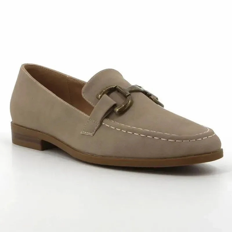 Soft Style by Hush Puppies Caira with Metal Saddle - Stone