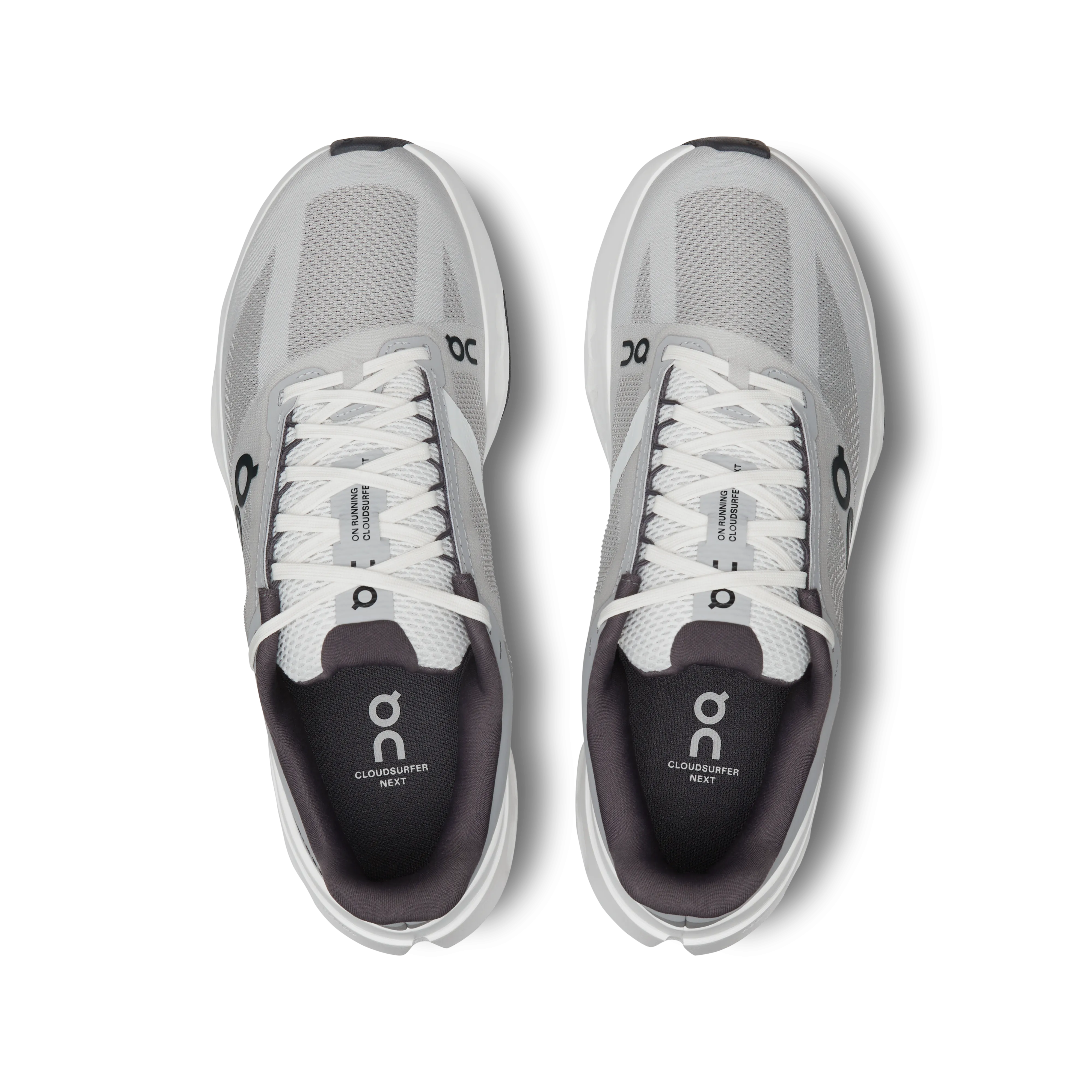 On Running Women's Cloudsurfer Next Wide Shoes - Glacier / White Running Shoes Size 2