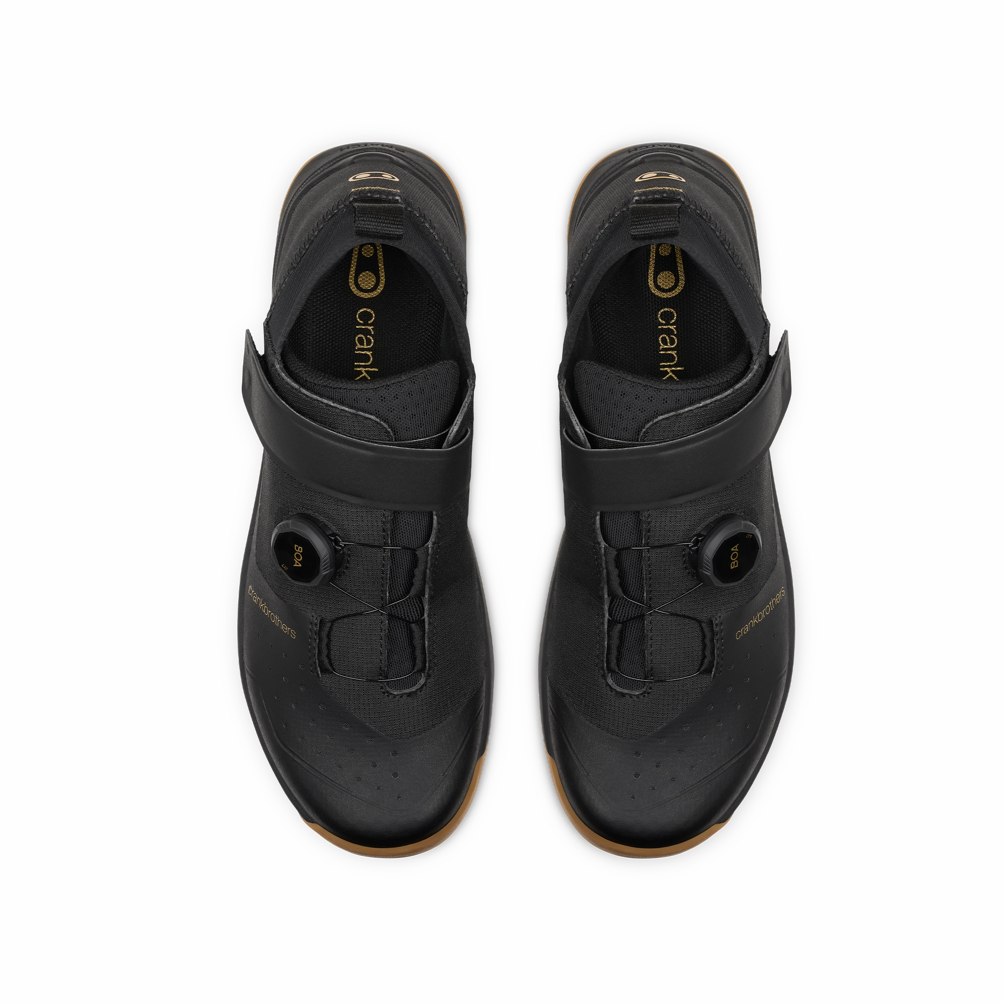 Stamp Trail BOA Flat Shoes - Black/Gold