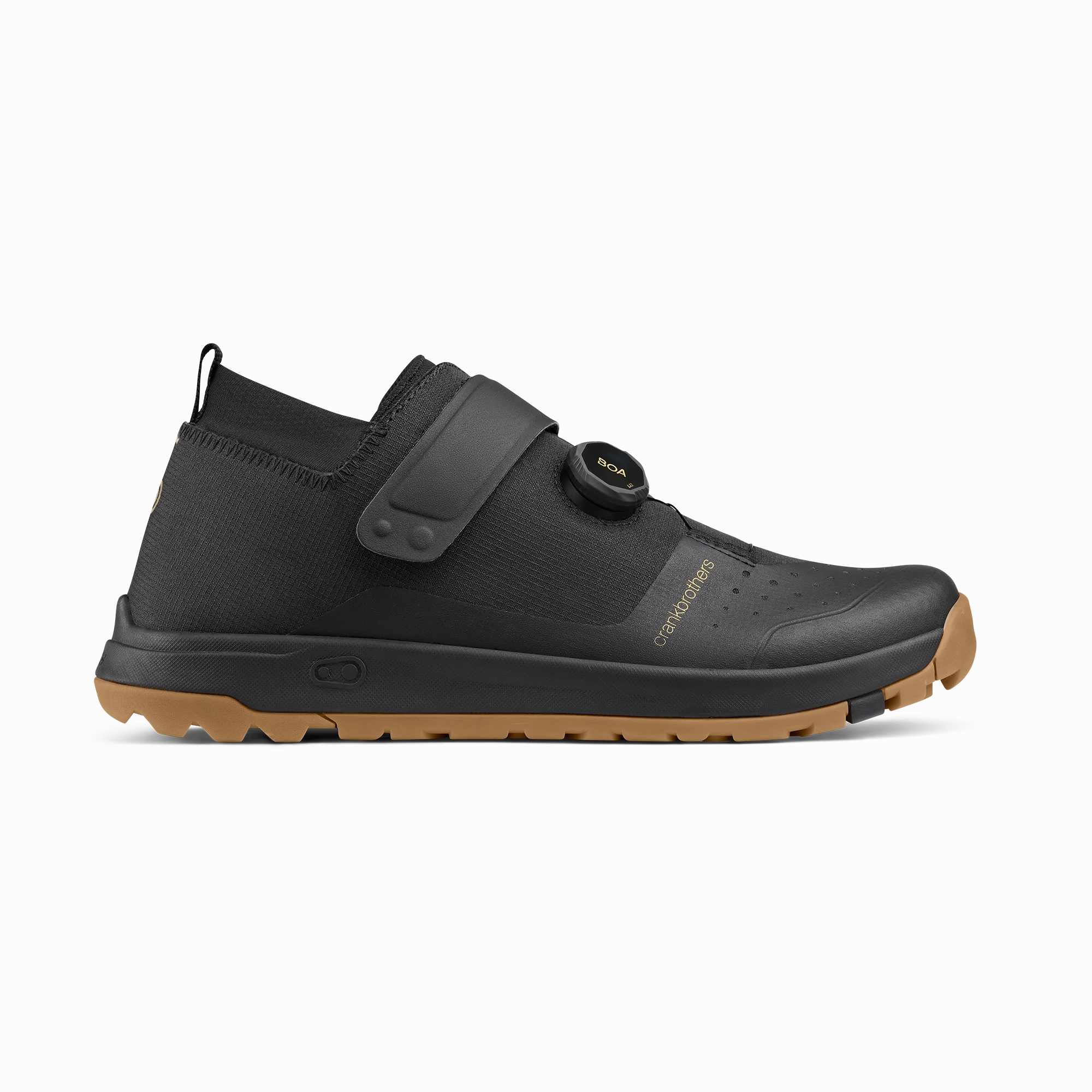 Stamp Trail BOA Flat Shoes - Black/Gold