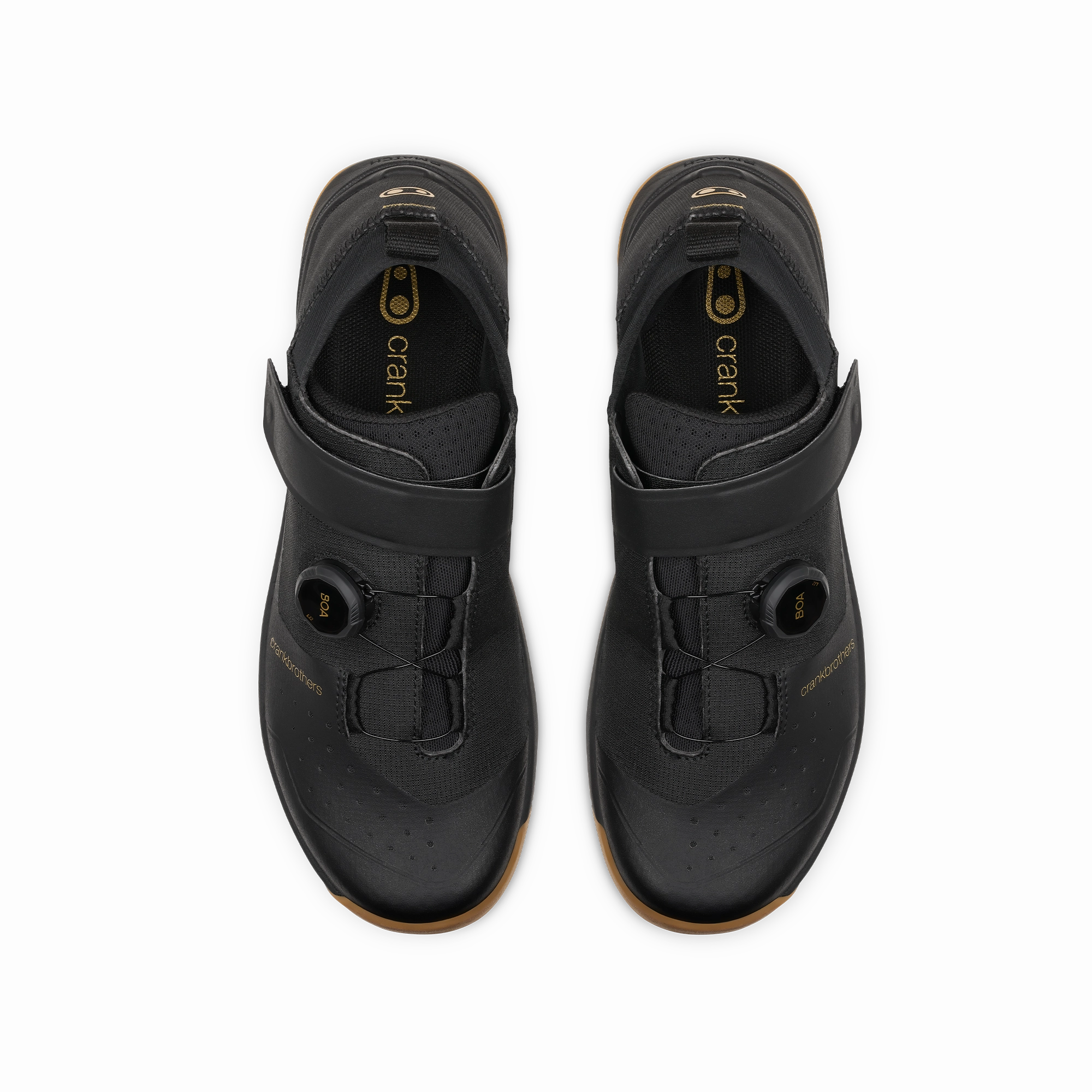 Stamp Trail BOA Flat Shoes - Black/Gold