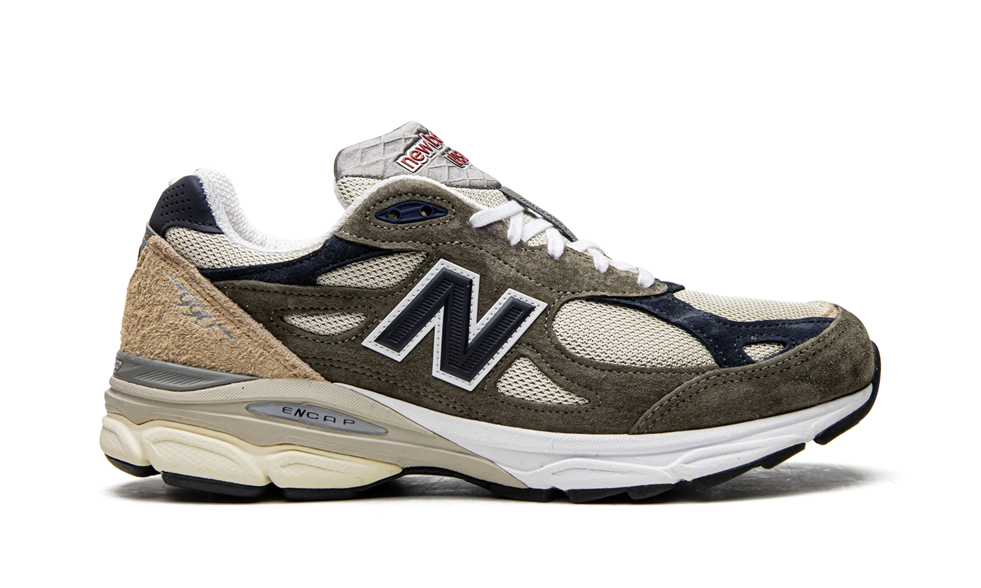 New Balance Long Distance Shoes 990v3 "Made In USA - Olive"