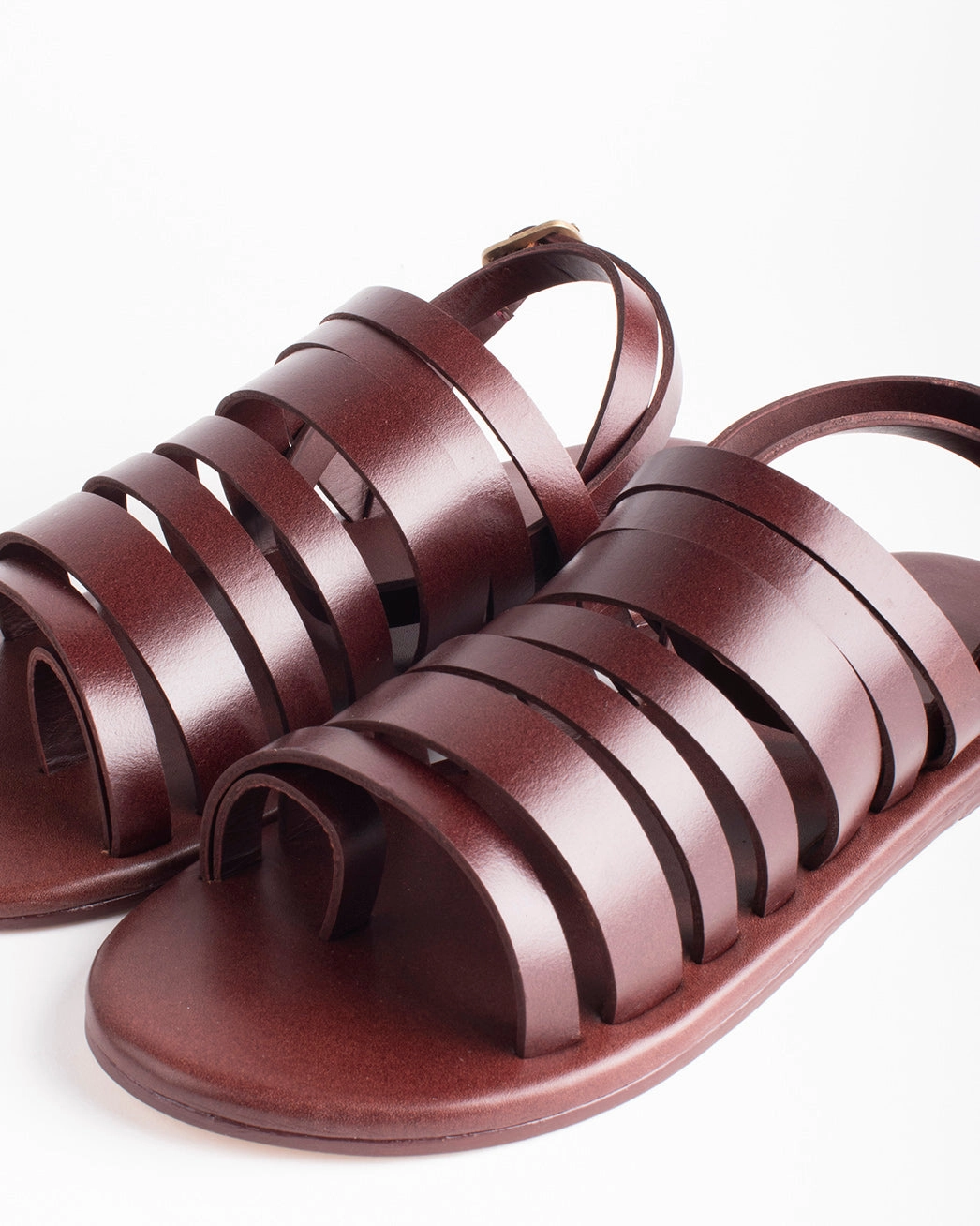 Canvas Slip On Espadrilles Ankle Strap Sandals Plum