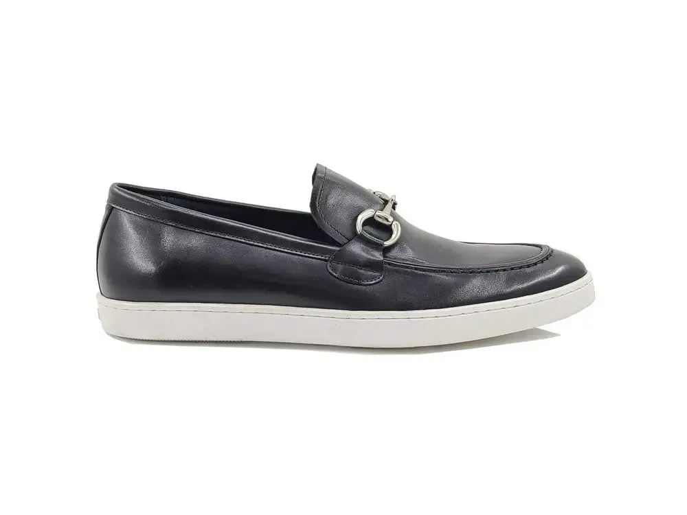 Horse Bit Fashion Leather Sneaker Loafer Karl Lagerfeld Loafers