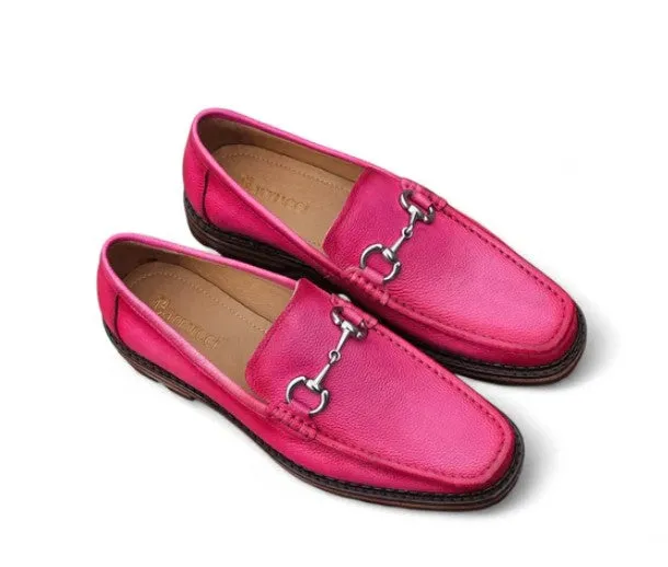 Style: 623-01-Pink Black And White Slip Ons