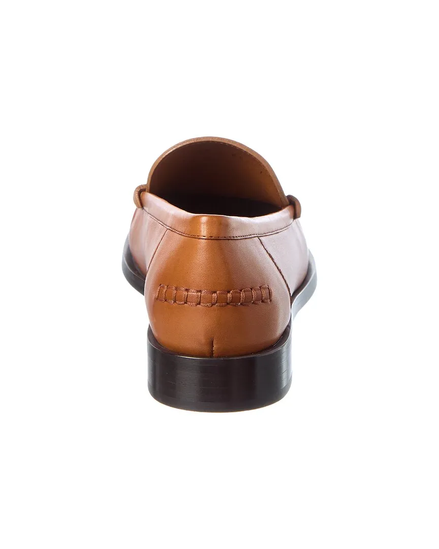 Ferragamo Irina Leather Loafer Skip And Loafers