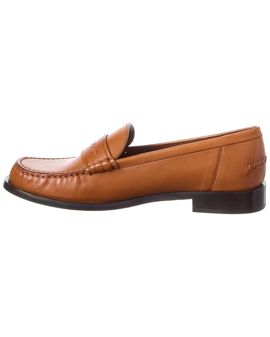 Ferragamo Irina Leather Loafer Velvet Loafers With Tuxedo