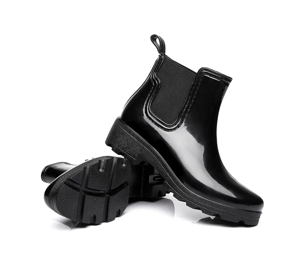 Rain Boots Vivily, Gum Boots With Australia Sheepskin Insole Inexpensive Cowgirl Boots