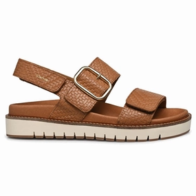 Sneaker Espadrilles Mephisto Belona Leather Women's Brandy Hook and loop Sandals