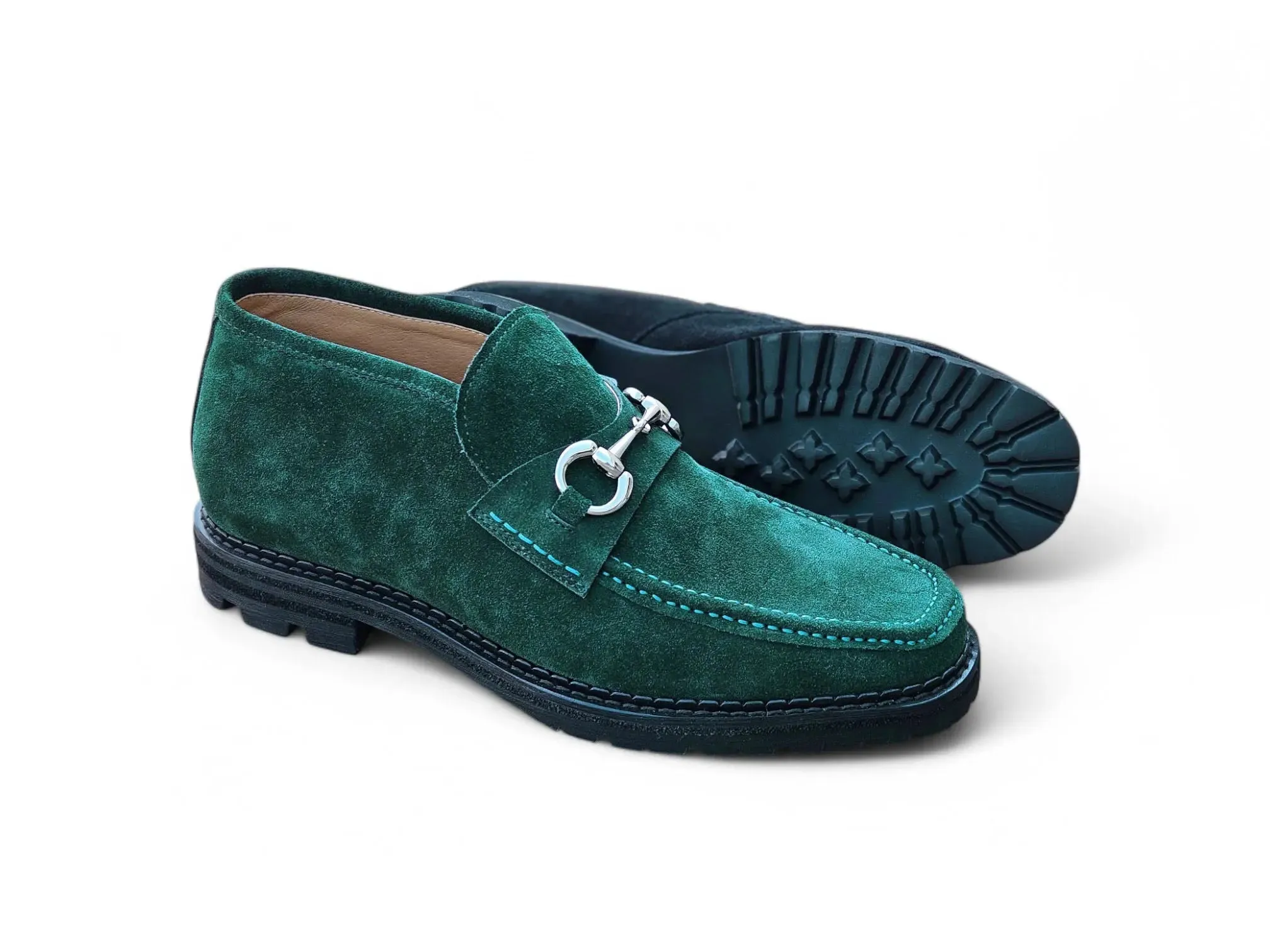 Suede Ankle Boot with Horsebit When Do You War Loafers