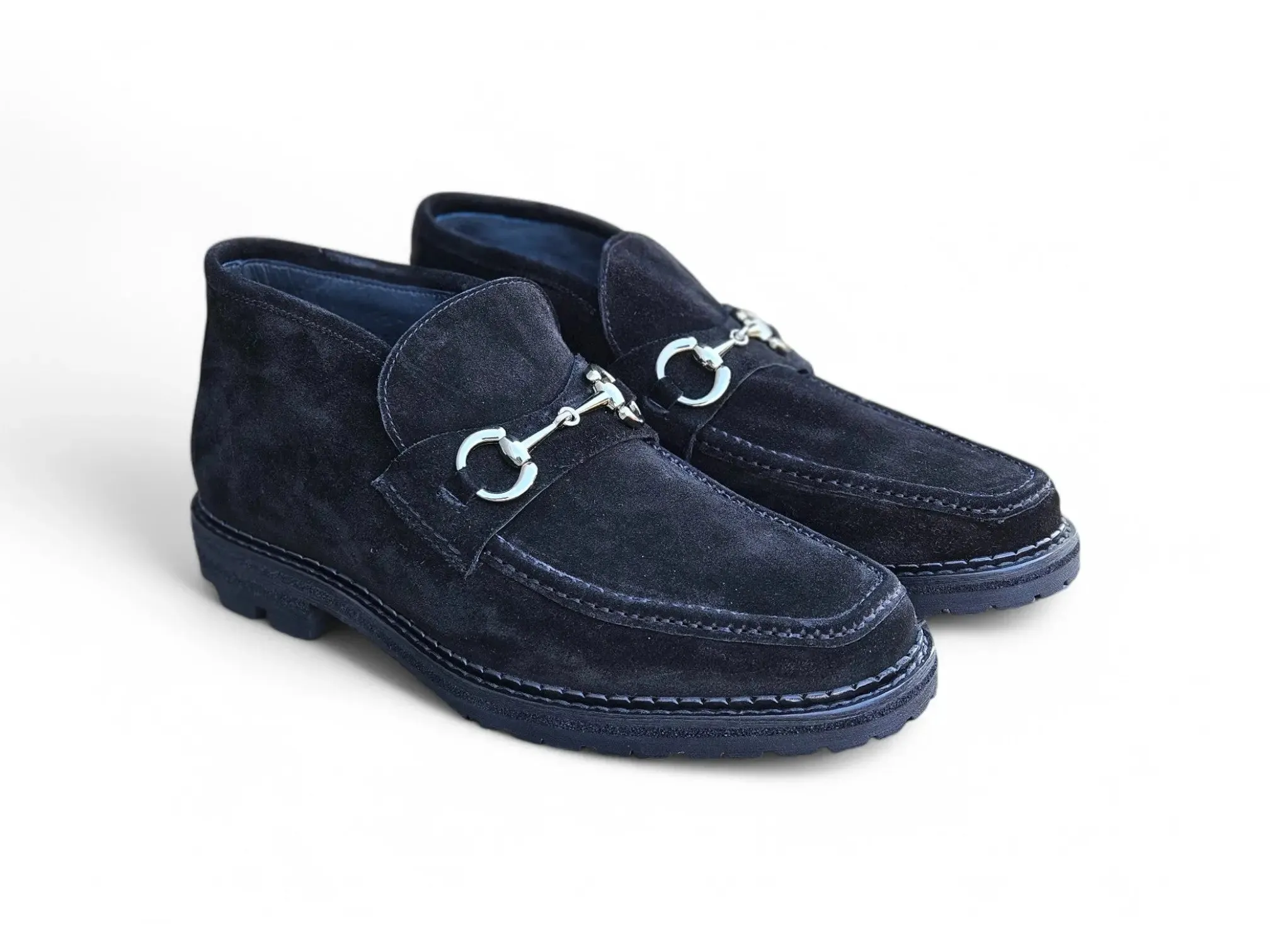 Loafers Lv Suede Ankle Boot with Horsebit