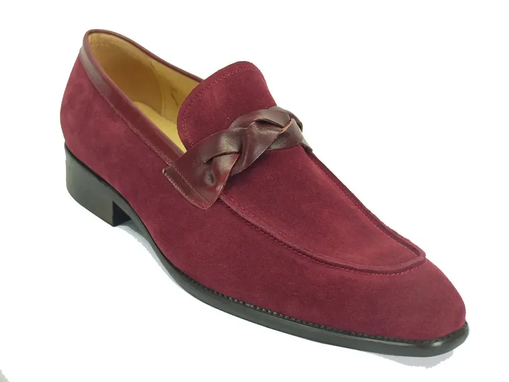 Monolith Lug-sole Loafers Suede Loafer W/Leather Trim