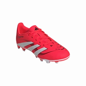Adidas Junior Football Boot Predator Club FG/MG Lucid Red/White/Black Predator Mania Fg Firm Ground Soccer Cleat