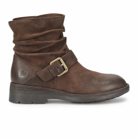 Dress Shoe Places Near Me Born Women's Midway - Dark Castagno Distressed