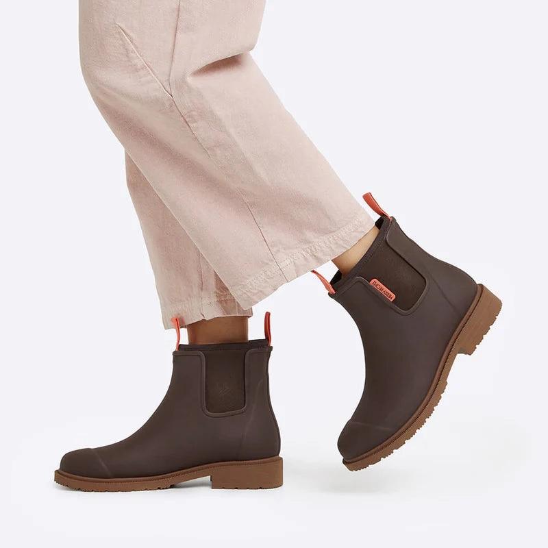 Water Resistant Work Boots Bobbi Wellington Boot - Mocha