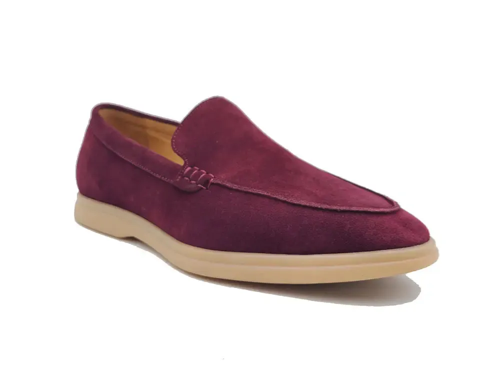 Leather Penny Loafers Supple Suede Loafer