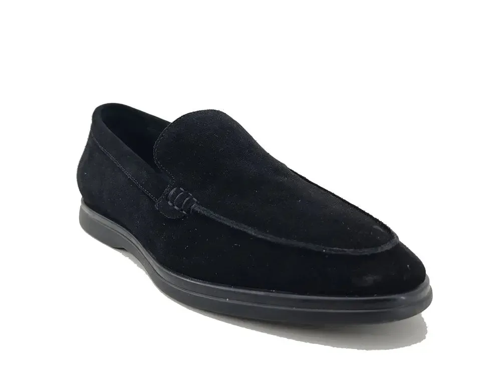 Supple Suede Loafer Leather Loafers With Tassels