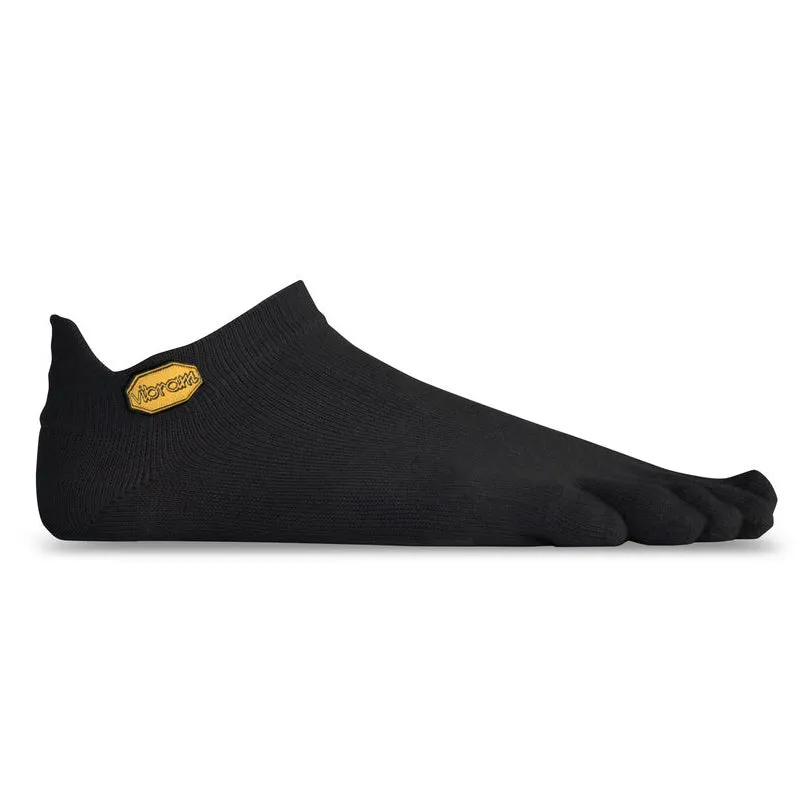 Aesthetic Running Shoes Vibram Five Toe Athletic No Show Sock - Black