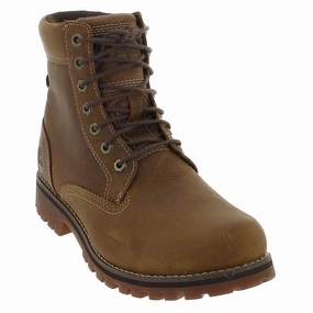 Timberland Rugged WP II 6in Leather Men's Lace Up Rust Boots Best Budget Waterproof Shoes