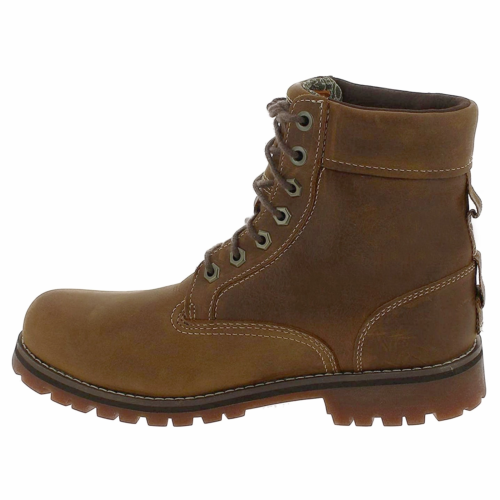 Timberland Rugged WP II 6in Leather Men's Lace Up Rust Boots Waterproof Shoes For Wide Feet