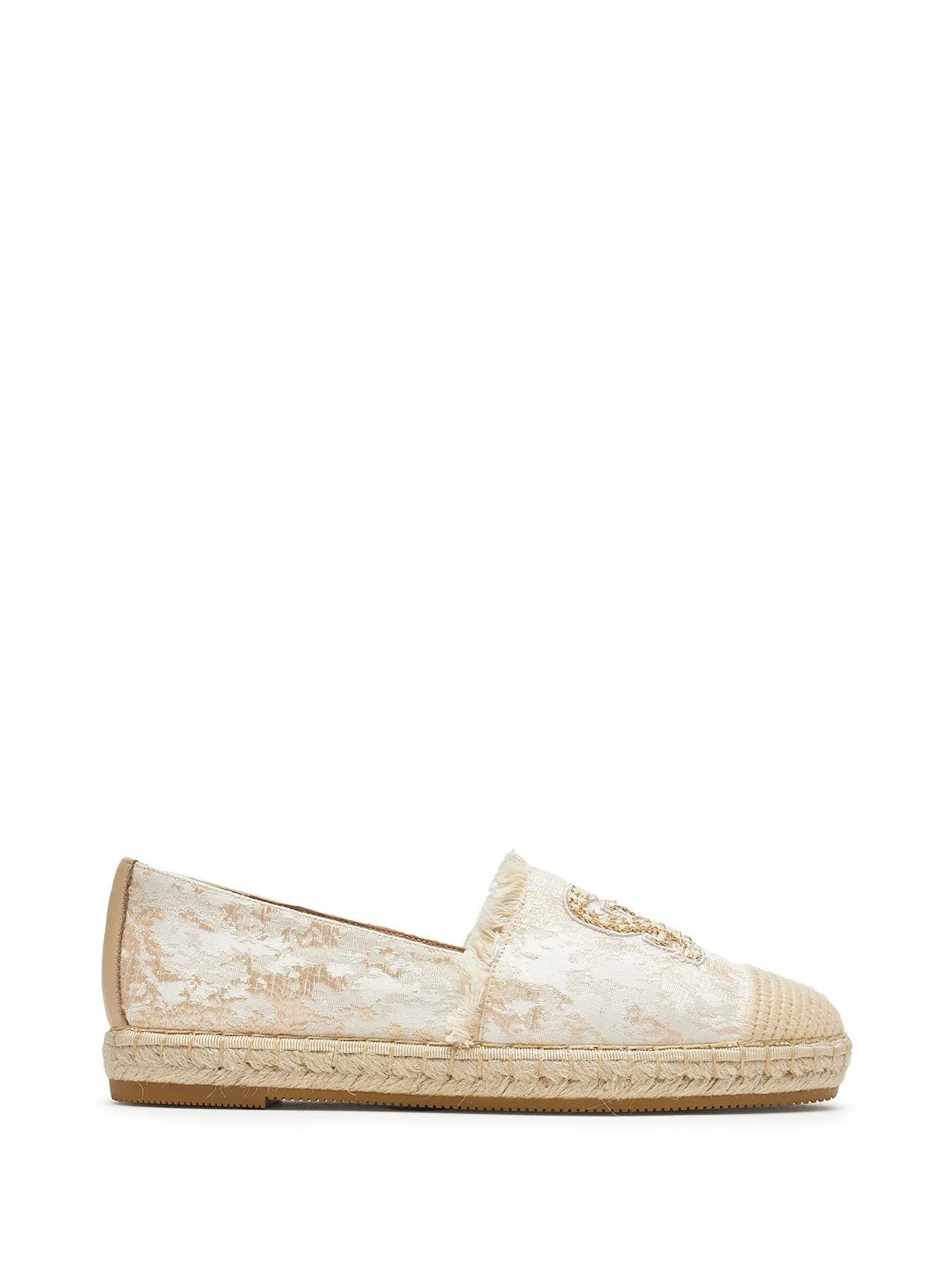 T Strap Espadrilles Elegant Embroidered Lace Espadrilles