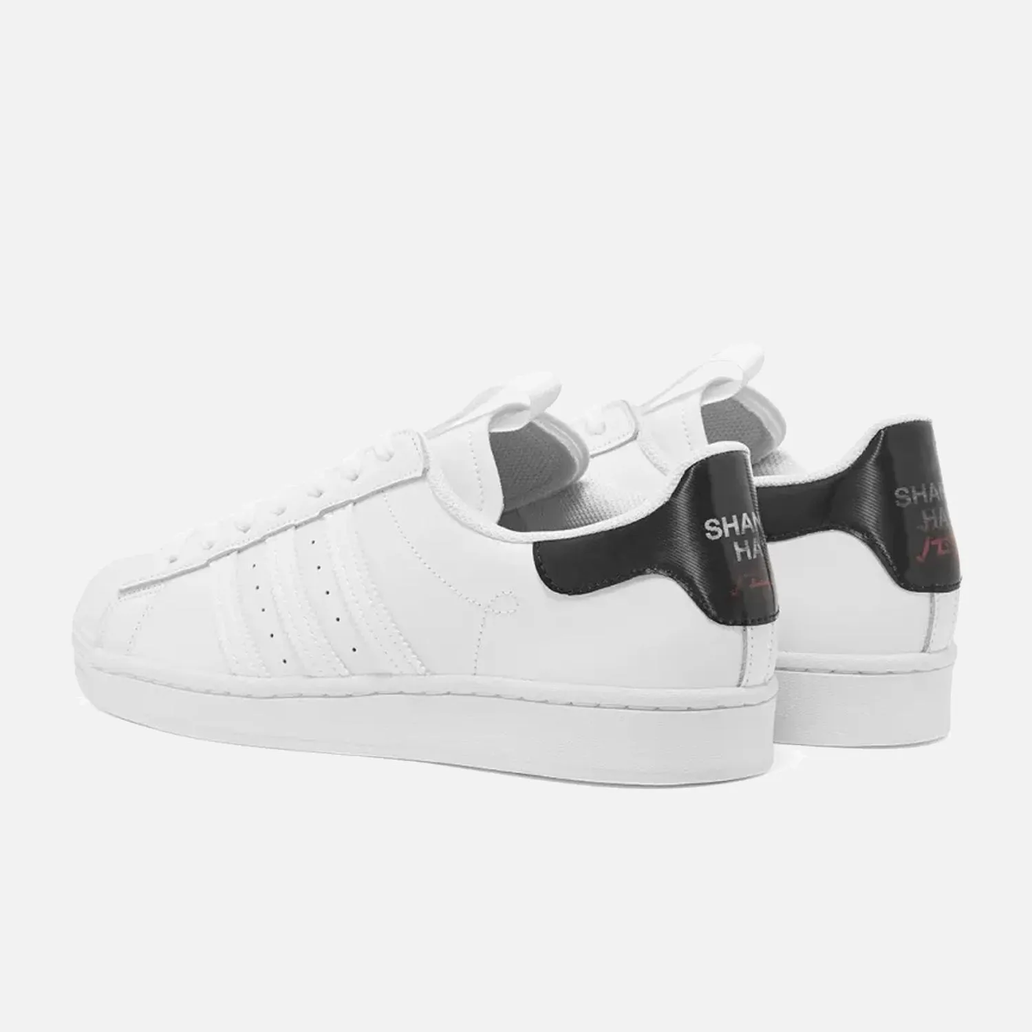 Men's Adidas Superstar Shanghai - White Grinch Adidas Shoes