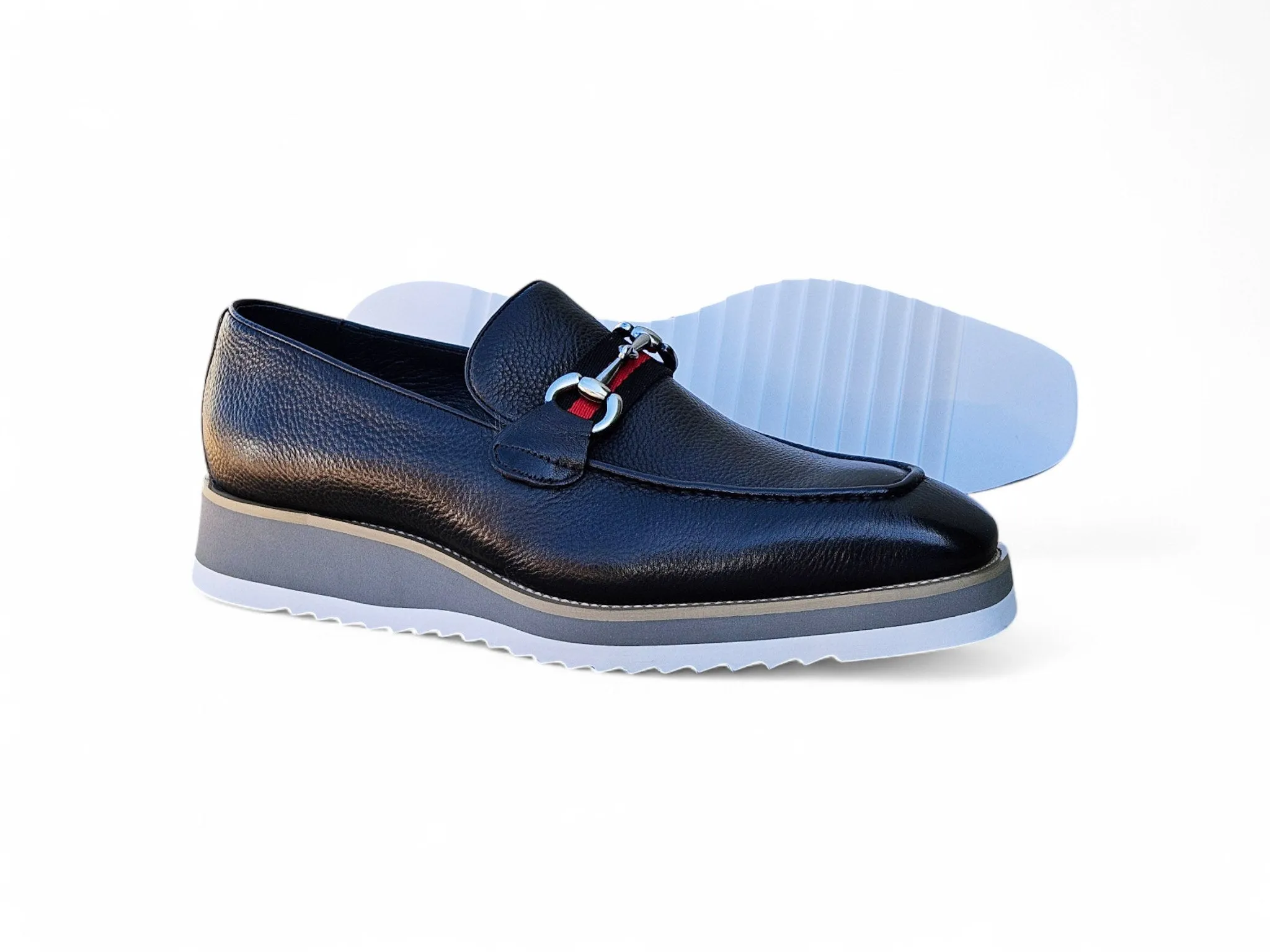 Clark Loafers Calfskin Slip-On Horsebit Loafer